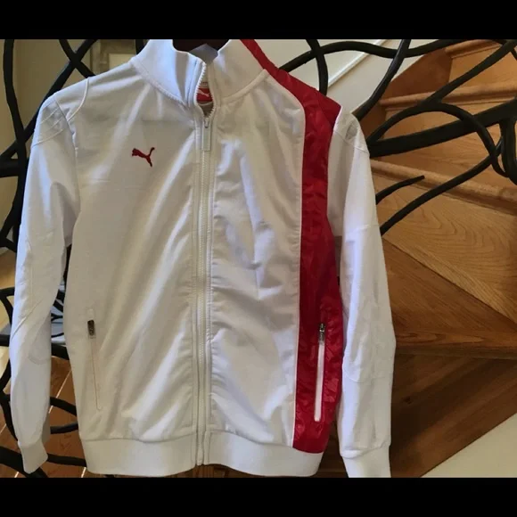 Puma Jackets Coats Puma Scuderia Ferrari Whitered Jacket